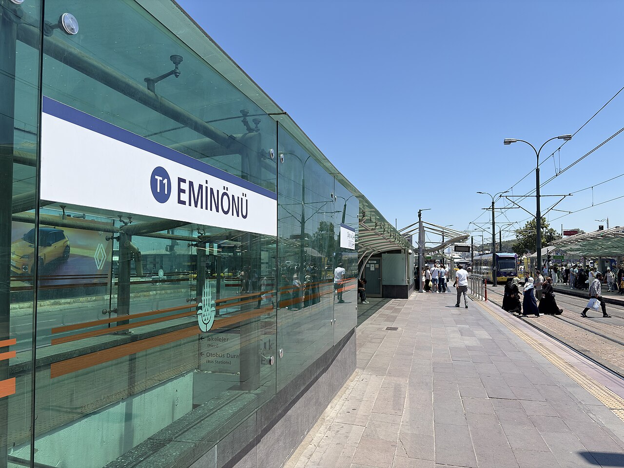 İstanbul T1 tramvay hattı Eminönü istasyonu